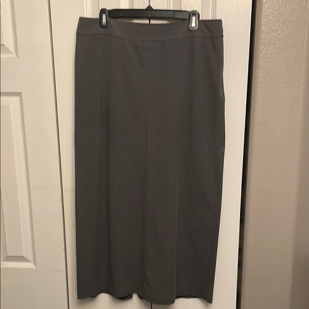 Old Navy Gray Midi Pencil Skirt for Work